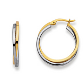 Creolen in 18 Karat - 750 Gold, Bicolor, Classics